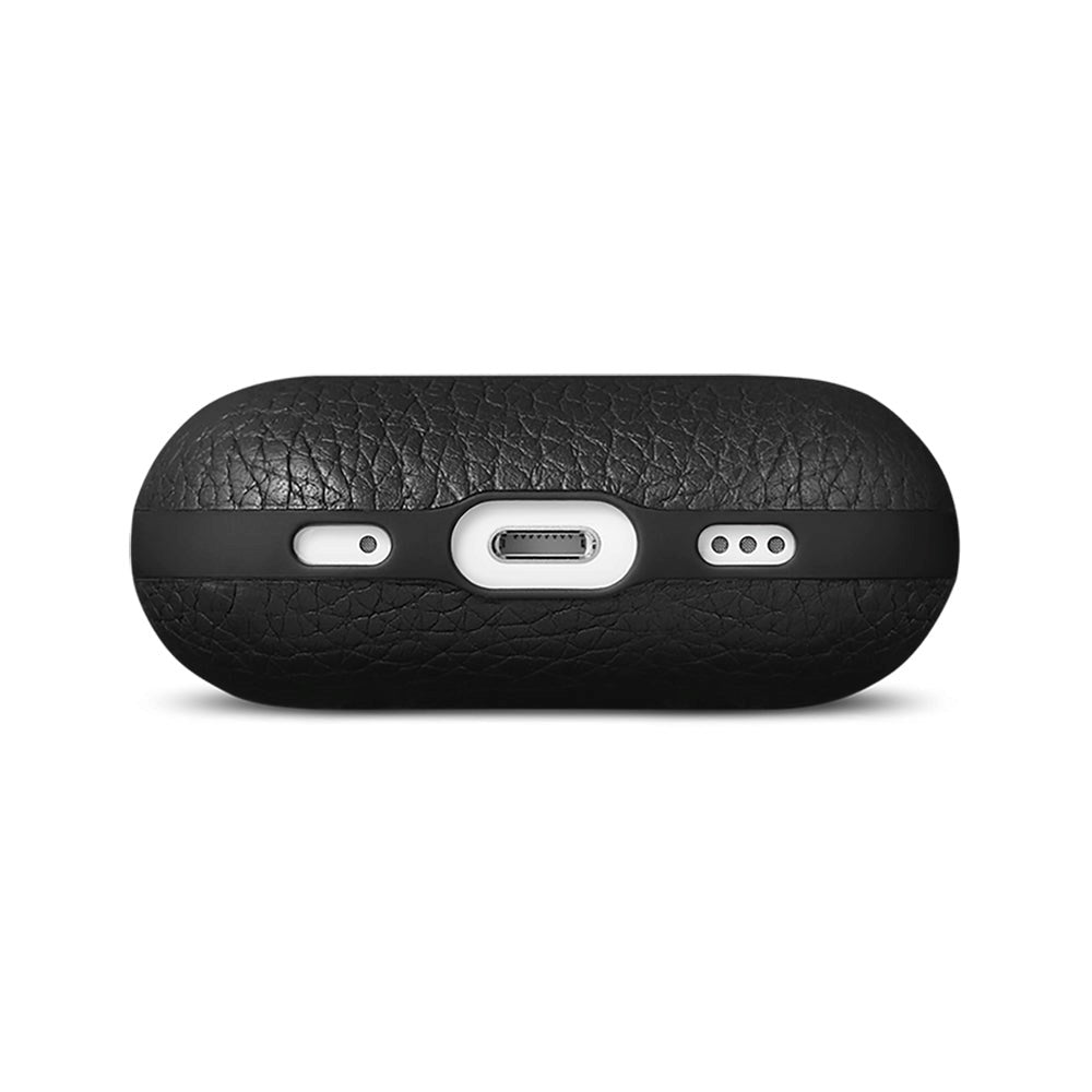 Woolnut AirPods Pro (2. gen.) Ægte Læder Case - Sort
