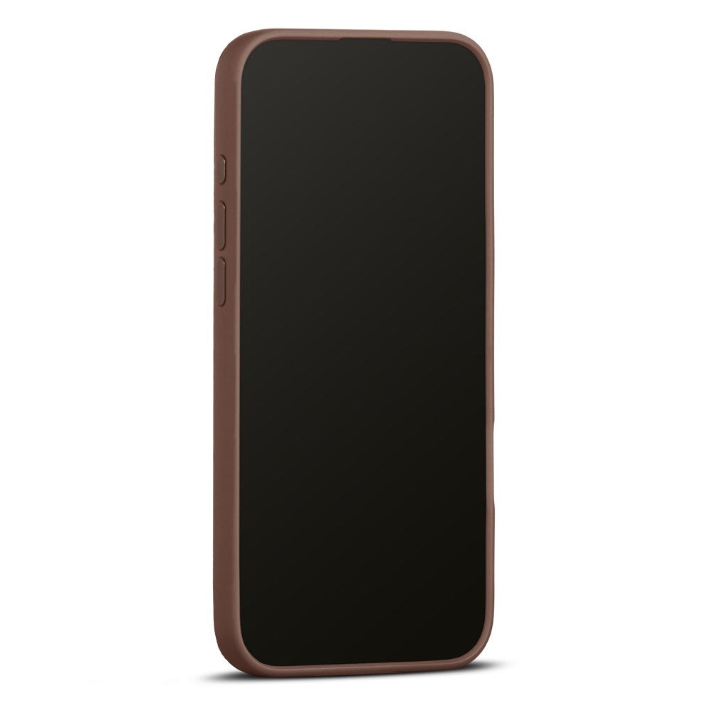WOOLNUT iPhone 16 Pro Max Ægte Læder Cover - MagSafe Kompatibel - Brun