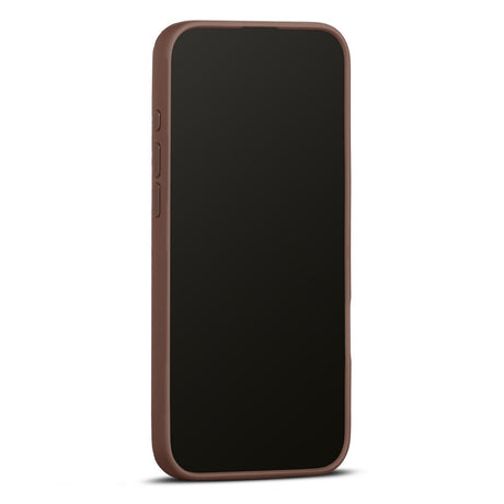 WOOLNUT iPhone 16 Pro Max Ægte Læder Cover - MagSafe Kompatibel - Brun