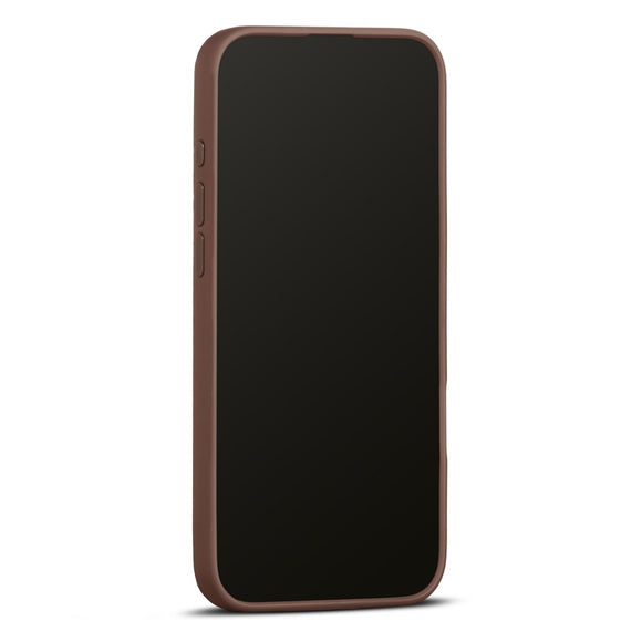 WOOLNUT iPhone 16 Pro Max Ægte Læder Cover - MagSafe Kompatibel - Brun