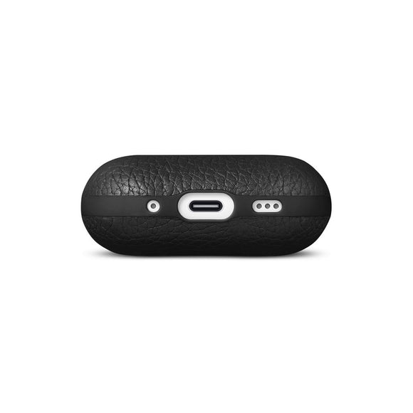 WOOLNUT Apple AirPods Pro (3. gen.) Ægte Læder Cover - Sort