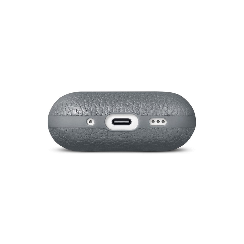 WOOLNUT Apple AirPods Pro (3. gen.) Ægte Læder Cover - Grå