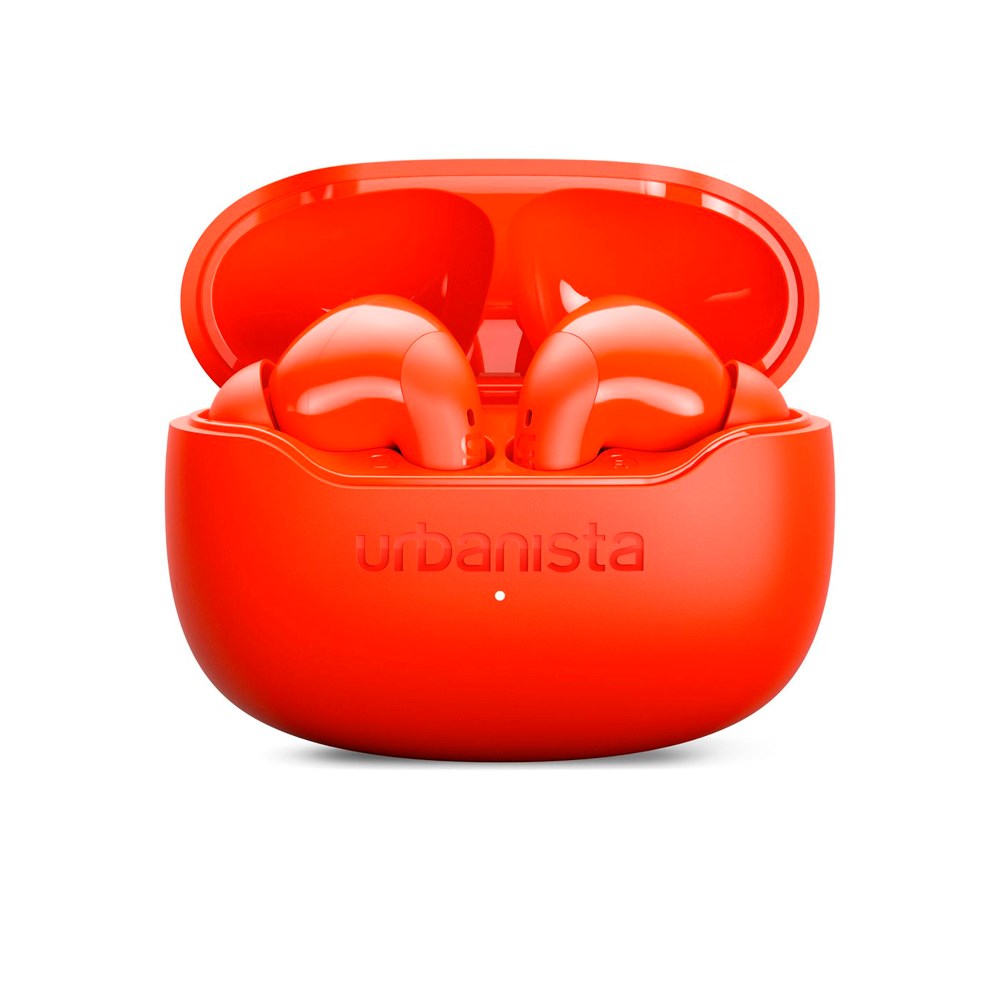 Urbanista Palermo True Wireless In-Ear Headset m. Active Noise Cancelling - Poppy Orange