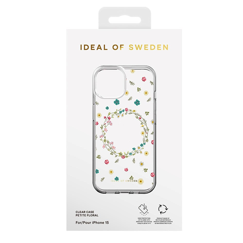 iDeal Of Sweden iPhone 15 Clear Case - Petite Floral
