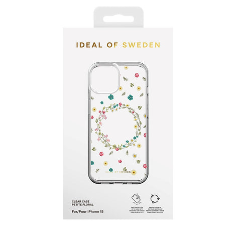 iDeal Of Sweden iPhone 15 Clear Case - Petite Floral