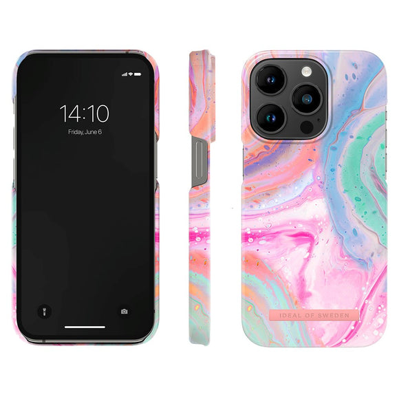 Ideal Of Sweden iPhone 14 Pro Fashion Case - Pastel Marble