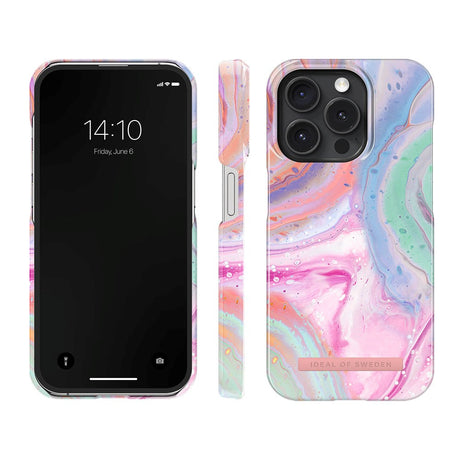iDeal Of Sweden iPhone 15 Pro Fashion Case - Pastel Marble