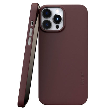 Nudient Thin Case V3 iPhone 13 Pro Max Cover - Sangria Red