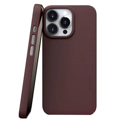 Nudient Thin Case V3 iPhone 13 Pro Cover - Sangria Red