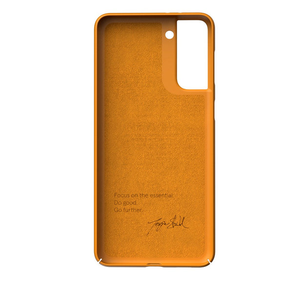 Nudient Thin Case V3 Samsung Galaxy S21+ (Plus) Cover - Saffron Yellow