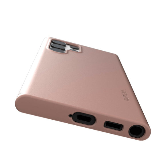 Nudient Thin Case V3 Samsung Galaxy S22 Ultra Cover - Dusty Pink