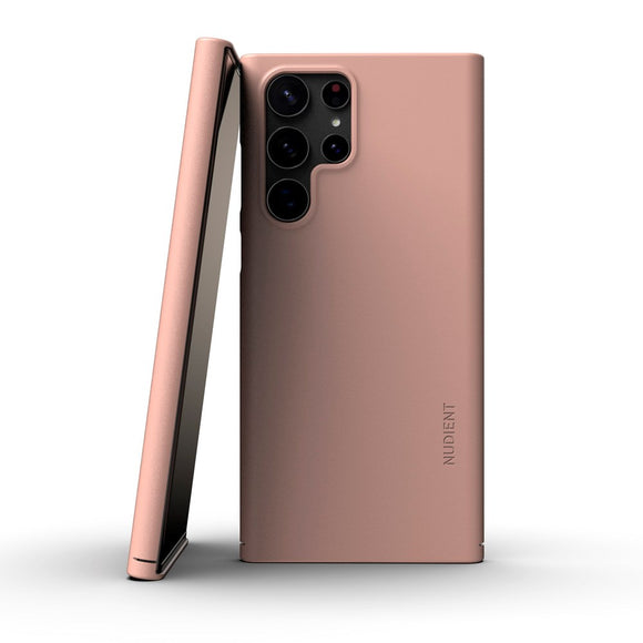 Nudient Thin Case V3 Samsung Galaxy S22 Ultra Cover - Dusty Pink