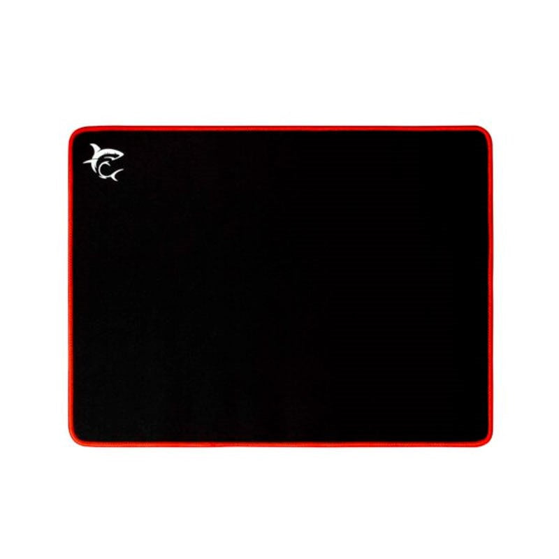 White Shark RED KNIGHT Gaming Musemåtte - 400 x 300 mm - Sort / Rød