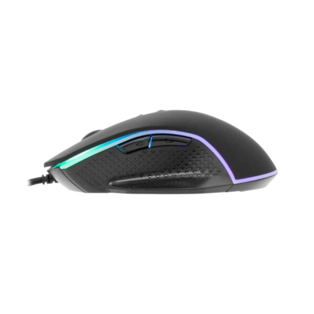 White Shark GARETH Gaming Mus 6.400dpi m. Indbygget Lys - Sort