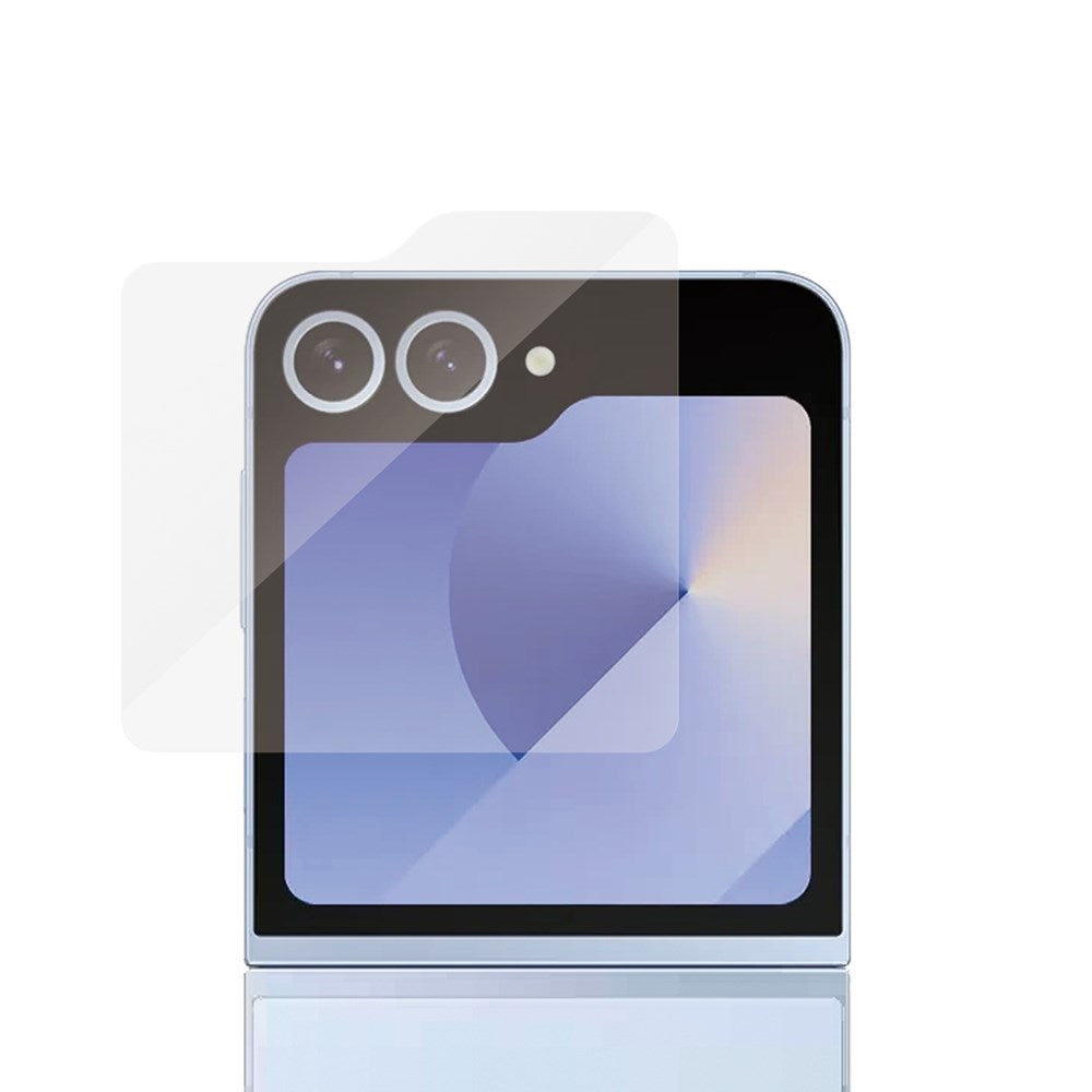 Samsung Galaxy Z Flip7 FE / Flip6 PanzerGlass Sub Screen Classic Fit Skærmbeskyttelse - Platinum Strength - Gennemsigtig