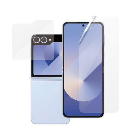 Samsung Galaxy Z Flip7 FE / Flip6 PanzerGlass FlipFoldFlex Skærmbeskyttelse - Platinum Strength - Gennemsigtig