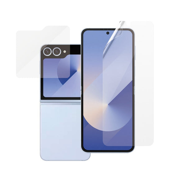 Samsung Galaxy Z Flip7 FE / Flip6 PanzerGlass FlipFoldFlex Skærmbeskyttelse - Platinum Strength - Gennemsigtig
