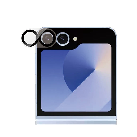 Samsung Galaxy Z Flip6 PanzerGlass PicturePerfect - Kamerabeskyttelse - Gennemsigtig / Sort