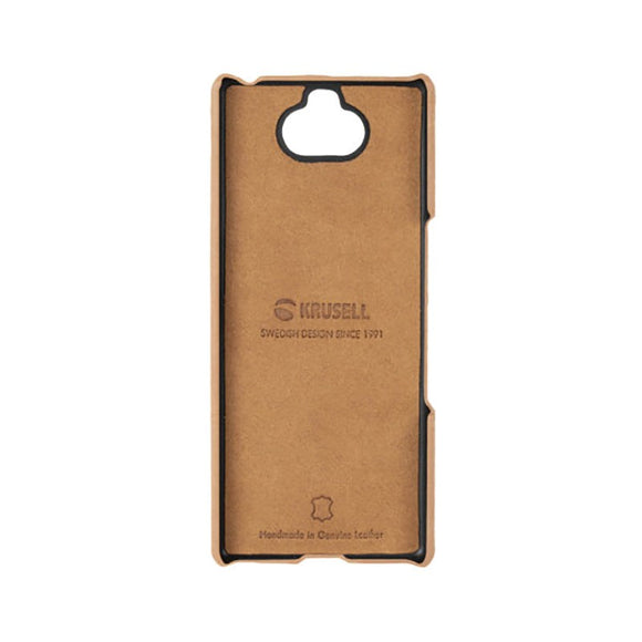 Krusell Sunne Cover Sony Xperia 10 Læder Cover - Lysebrun