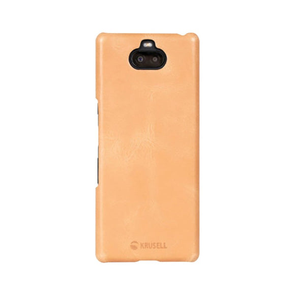 Krusell Sunne Cover Sony Xperia 10 Læder Cover - Lysebrun