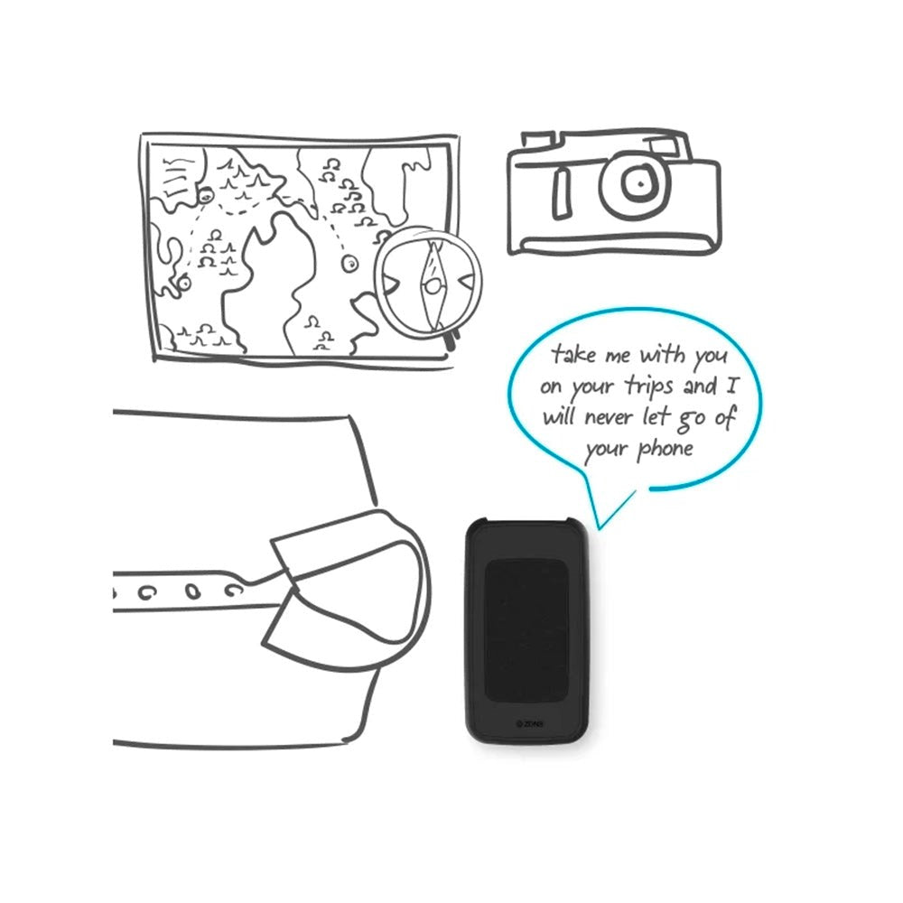 Zens Powerbank 4500 mAh m. Qi Opladning - Sort