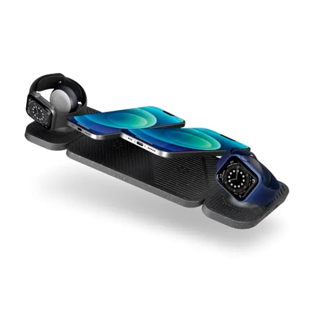 Zens Modular Series (Extension) - USB Hub + Apple Watch Oplalder - Ekstra Modul - Sort