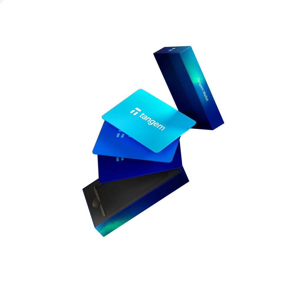 Tangem Wallet Card - 3 stk - Electric Night