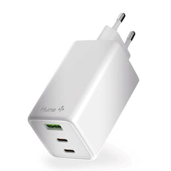 Hune Huron 100W Vægoplader m. 2 x USB-C 1 x USB-A - Hvid