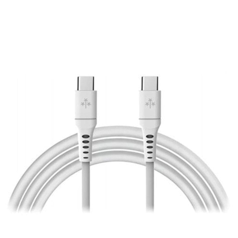 Hune Tallo USB-C til USB-C Kabel - 3m - Hvid
