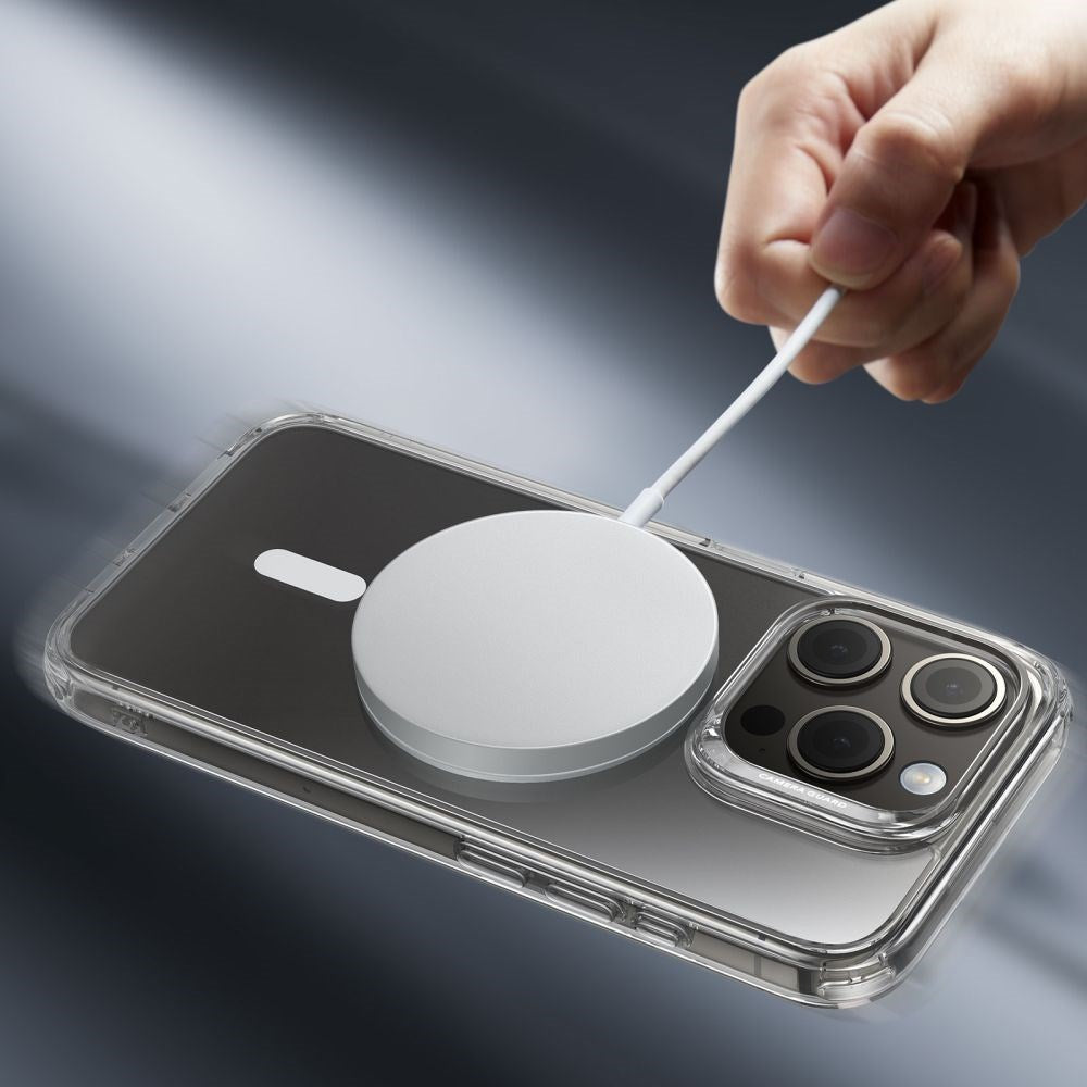 iPhone 15 Pro Max ESR Classic Hybrid Halolock Cover - MagSafe Kompatibel - Gennemsigtig