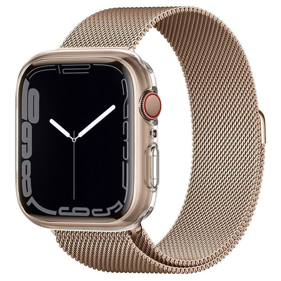 Apple Watch (44-45mm) Spigen Liquid Crystal Cover - Gennemsigtig