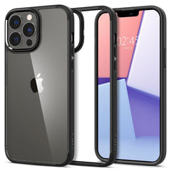 iPhone 13 Pro Max Spigen Ultra Hybrid Cover - Gennemsigtig / Sort