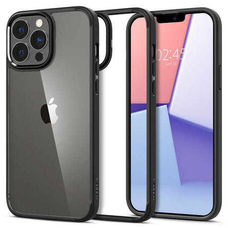 iPhone 13 Pro Max Spigen Ultra Hybrid Cover - Gennemsigtig / Sort