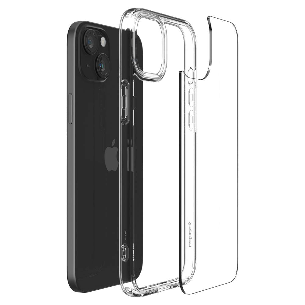 iPhone 15 Spigen Ultra Hybrid Cover - Gennemsigtig