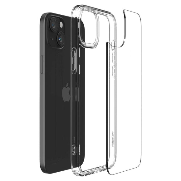 iPhone 15 Spigen Ultra Hybrid Cover - Gennemsigtig