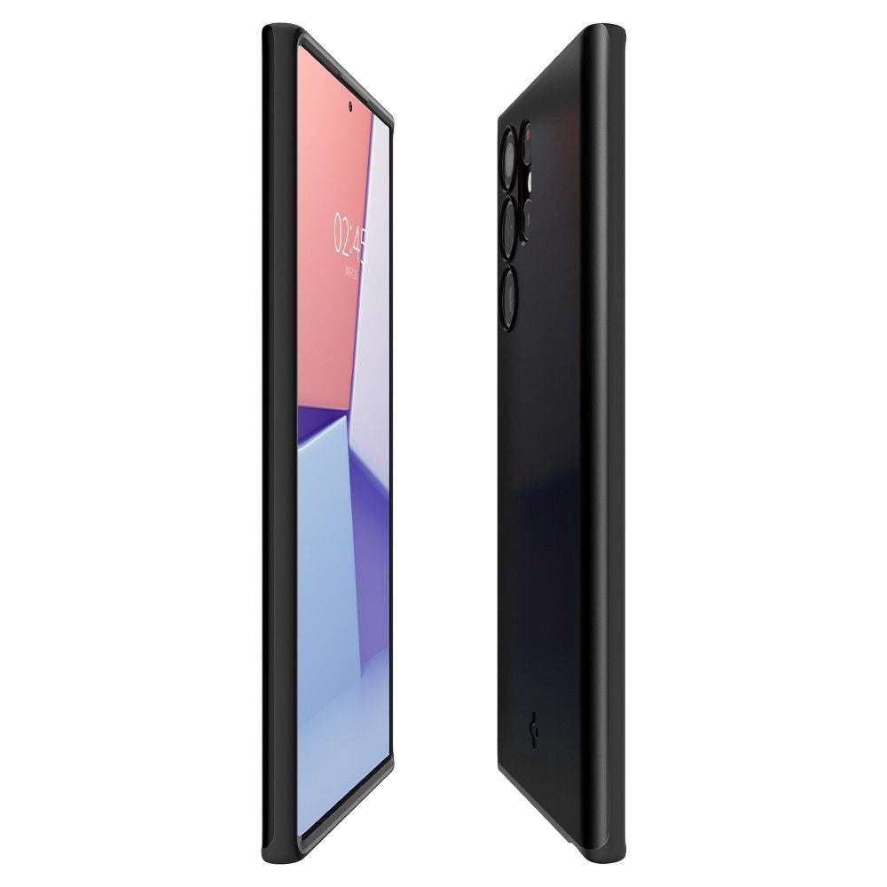 Samsung Galaxy S22 Ultra Spigen Thin Fit Cover - Sort