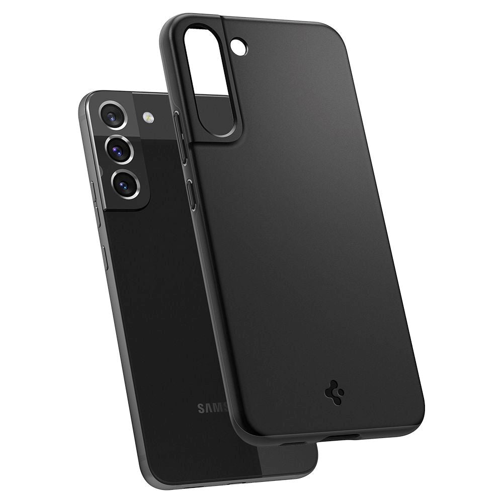 Samsung Galaxy S22 Spigen Thin Fit Cover - Sort