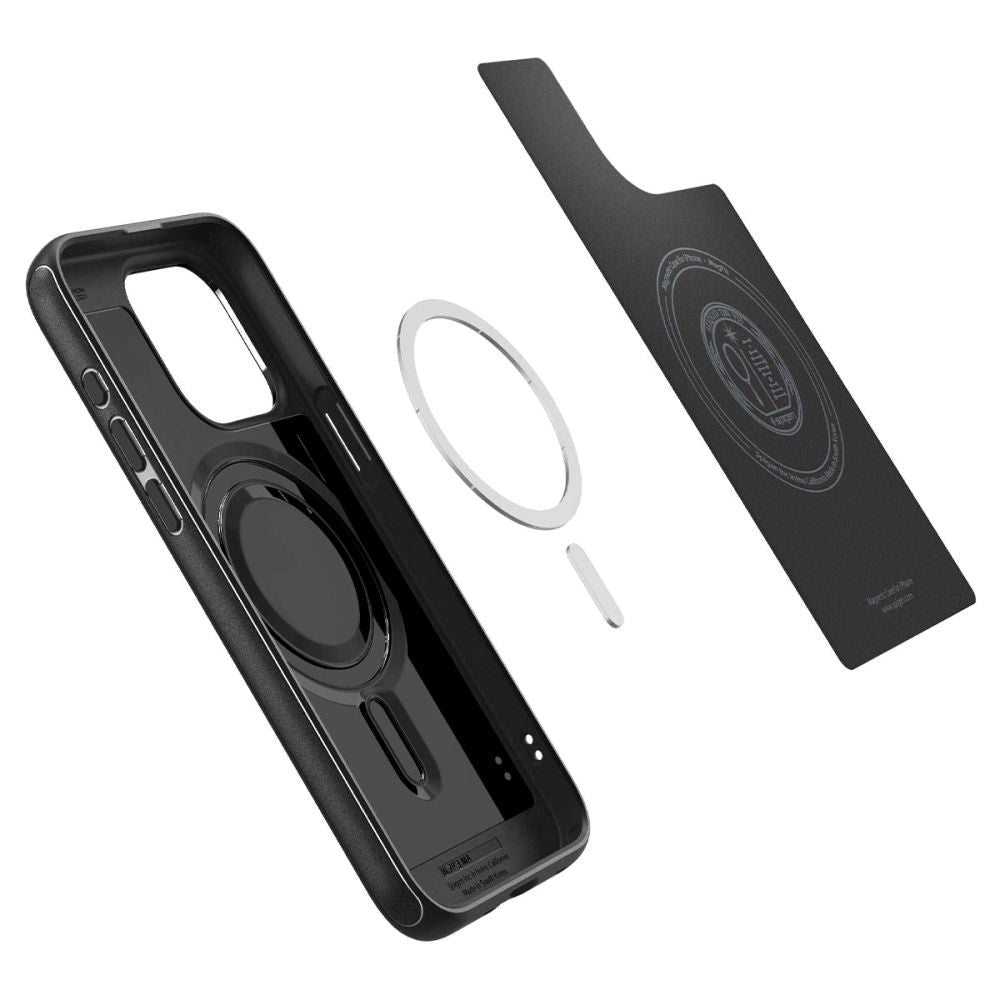 iPhone 15 Pro Spigen Mag Armor Cover - MagSafe Kompatibel - Matte Black