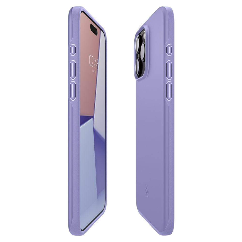 iPhone 15 Pro Max Spigen Thin Fit Cover - Iris Purple