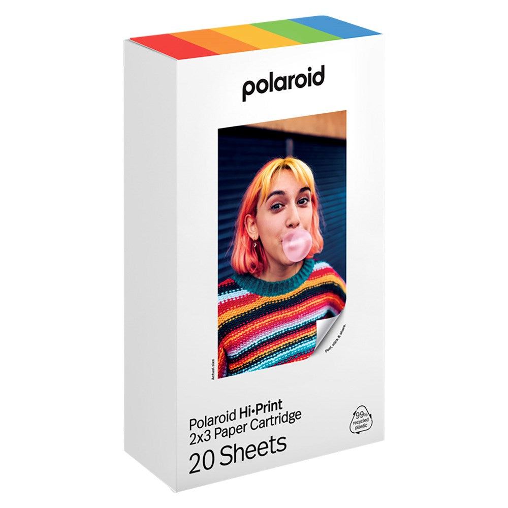 Polaroid Hi-Print Gen. 2 Fotopapir til Mobilprinter - 20 Stk. - Hvid