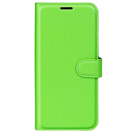 Samsung Galaxy A25 (5G) Litchi Læder Cover m. Pung - Grøn
