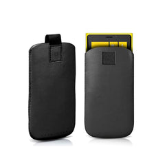 SBS Universal Læder Etui - (Maks. Mobil: 116 x 59 mm) - Sort