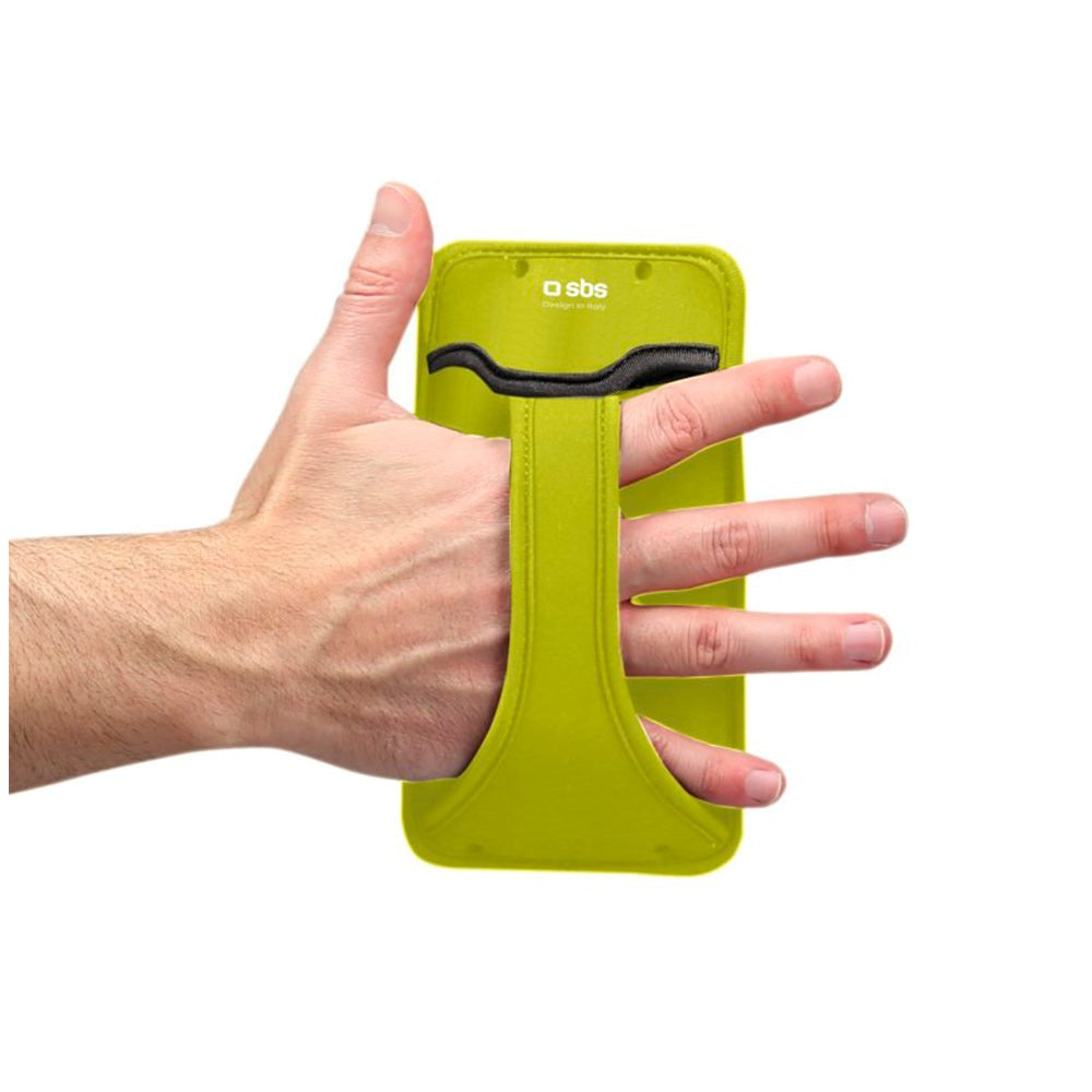 SBS Universal Handy Etui til Mobil - (Maks Mobil: 145 x 75 x 8 mm) - Neongrøn