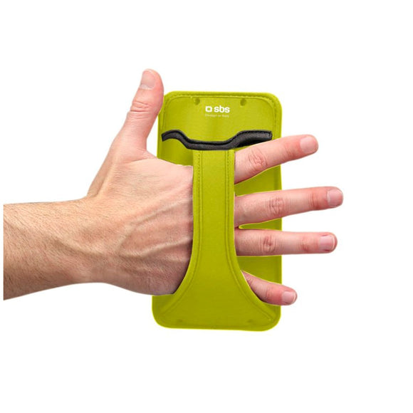 SBS Universal Handy Etui til Mobil - (Maks Mobil: 145 x 75 x 8 mm) - Neongrøn