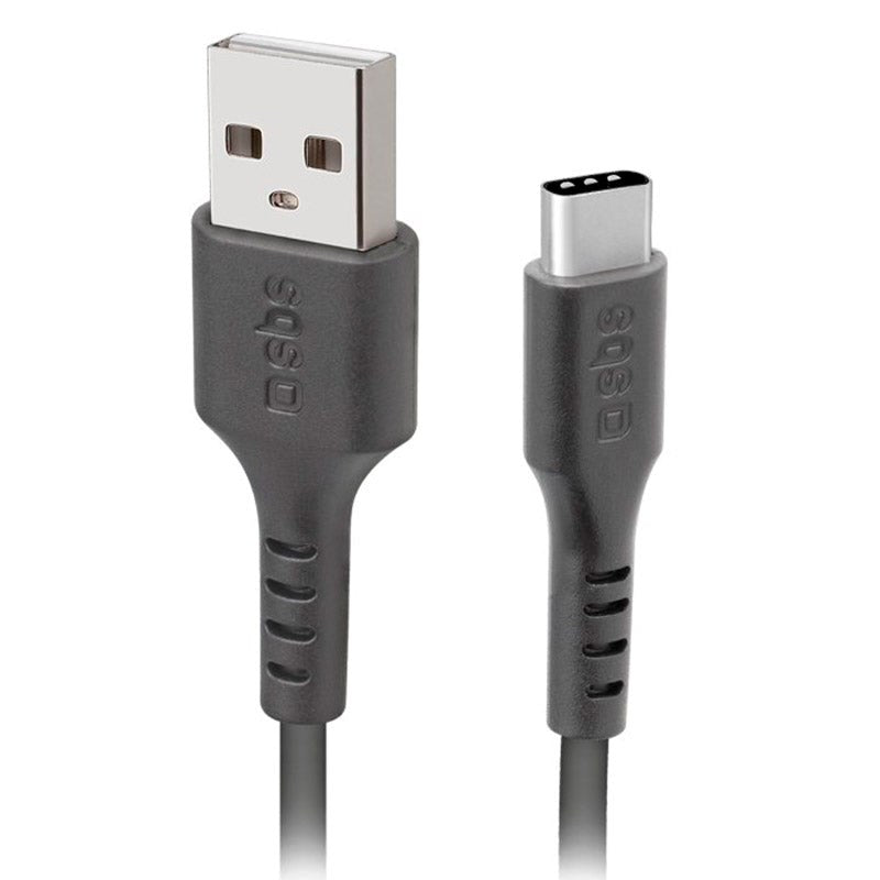 SBS USB-C Kabel - 3 Meter - 480 Mbit/s - Sort