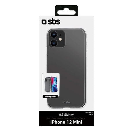 SBS iPhone 12 Mini Skinny Cover - Gennemsigtig