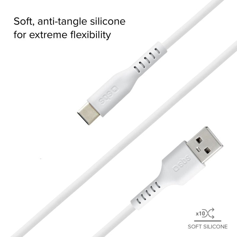 SBS USB-C Kabel - 1.5 Meter - 480 Mbit/s - Hvid