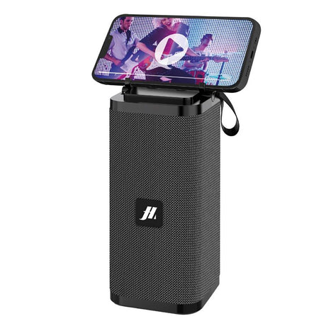 Music Hero Trådløs Bluetooth Højtaler med Mobilholder - Sort