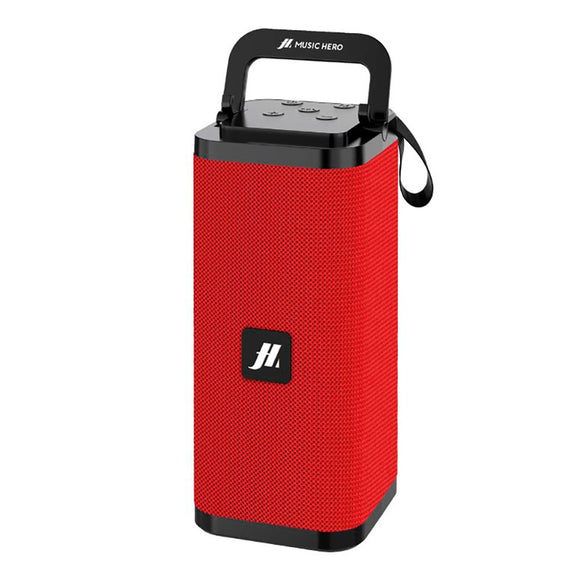 Music Hero Trådløs Bluetooth Højtaler med Mobilholder - Rød
