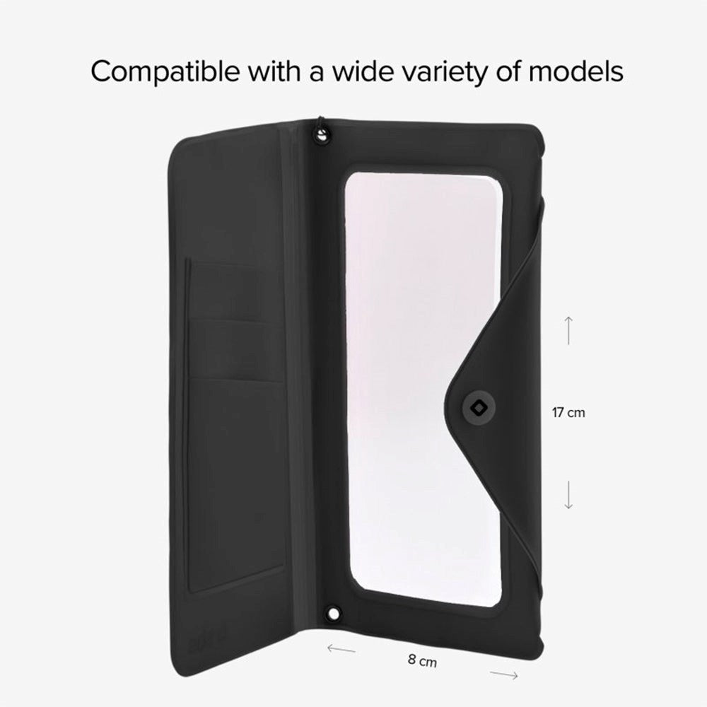 SBS Water Wallet - Universal Vandafvisende Etui - (Maks Mobil: 170 x 90 x 10 mm) - Sort